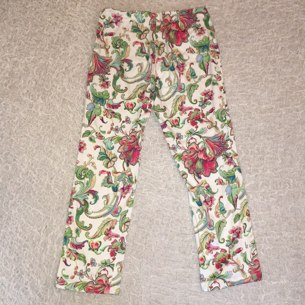 Ralph Lauren Floral Capris - Multicolor